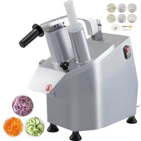 VEVOR 110V Commercial Food Processor 2 Feeding Holes, 550W Electric Vegetable Slicer 1600 RPM, Stainless Steel Vegetable Processor Detachable 6-b VEVOR 110V Commercial Food Processor 2 Feeding Holes, 550W Electric Vegetable Slicer 1600 RPM, Stainless Steel Vegetable Processor Detachable 6-b